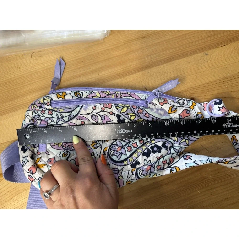 Vera Bradley Paisley Print Slingback Crossbody Purse Bag Maddalena